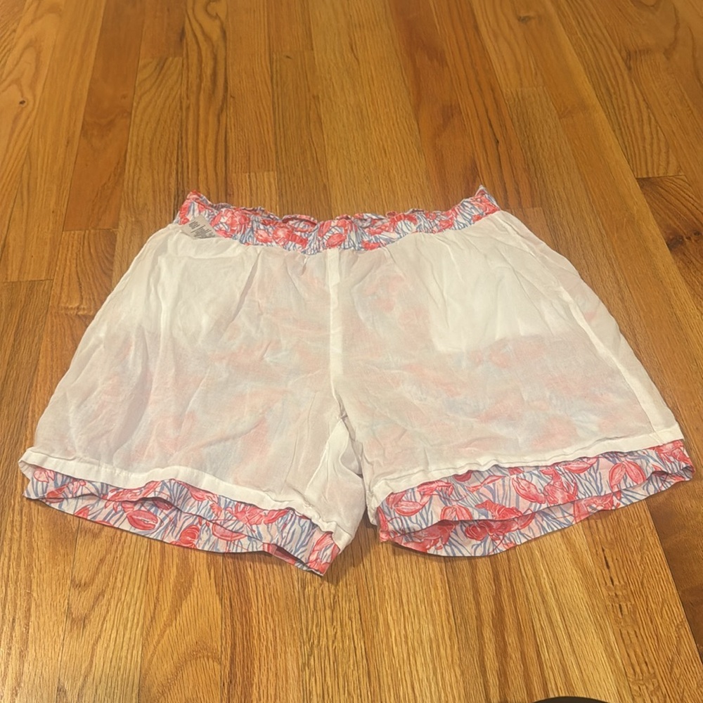 Talbots Pull On Lobster Lined Drawstring Shorts - image 5
